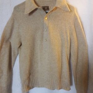 Women's tan vintage sweater